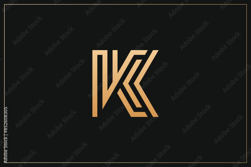 K Letter Trademark Brand Logo K Letter Trademark Brand Logo