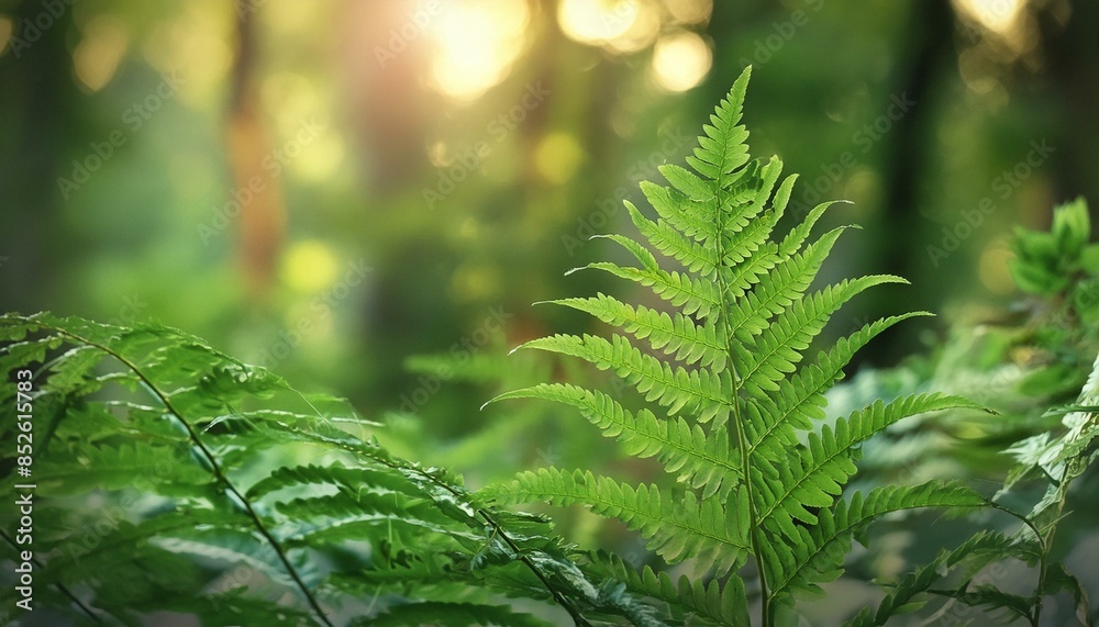 Beautiful fern leaf texture in nature. Natural ferns blurred background. Fern leaves Clos Beautiful fern leaf texture in nature. Natural ferns blurred background. Fern leaves Clos