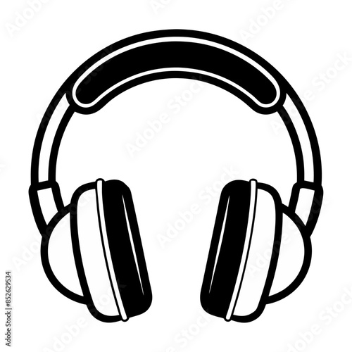 headphones on white background, headphones isolated on white. headphones isolated on white background