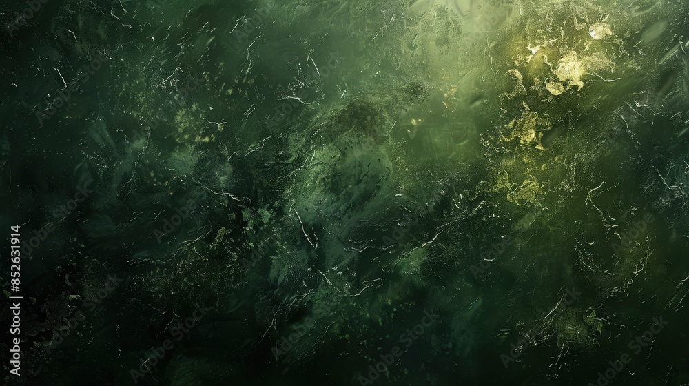 Obraz premium Abstract green and yellow pattern with texture