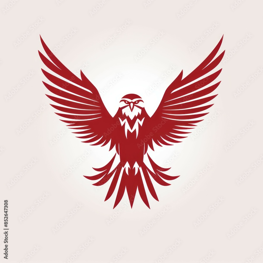 Fototapeta premium animal icon and logo on a white background Created with Generative AI technology