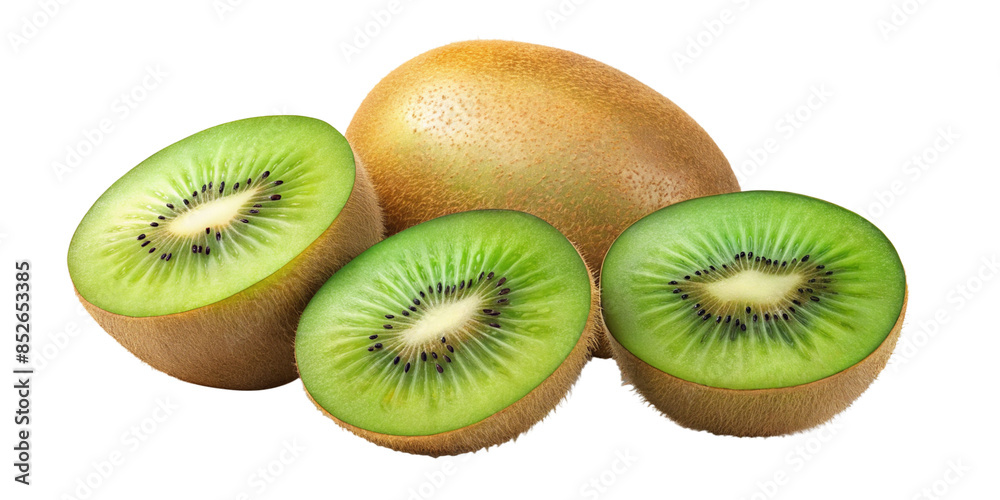 Fototapeta premium kiwi fruit isolated on white