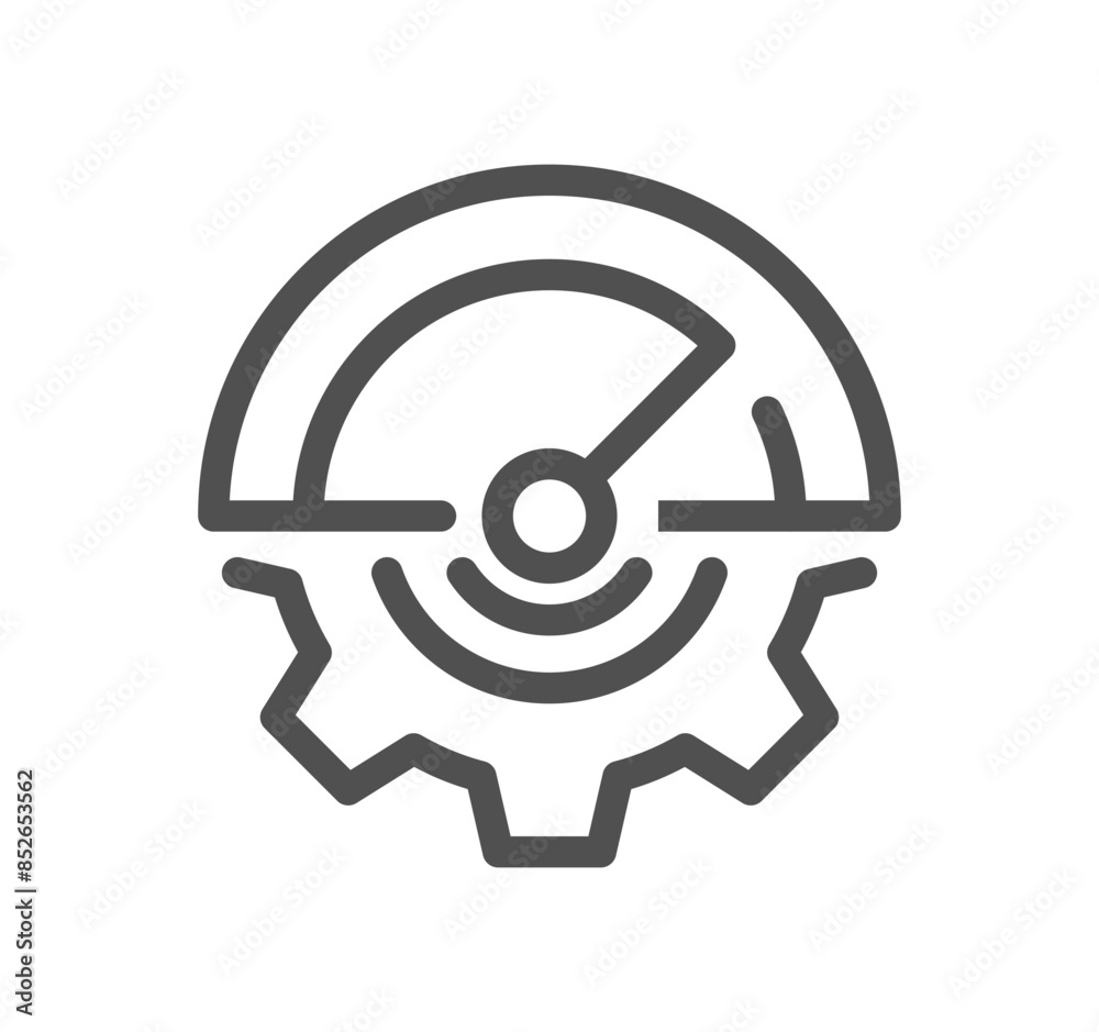 Management related icon outline and linear vector.
