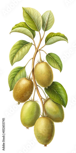 Wallpaper Mural kiwi olives with leaves Torontodigital.ca