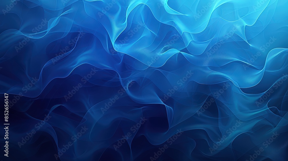 A photograph of a blue fabric with a swirling texture and light hitting it A photograph of a blue fabric with a swirling texture and light hitting it