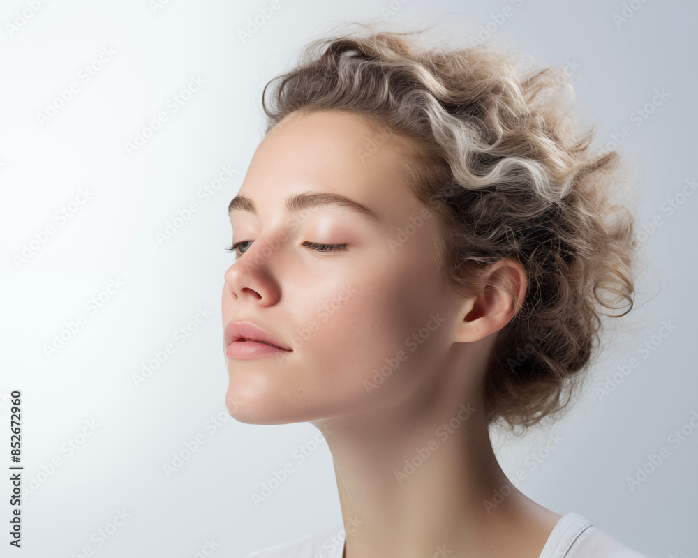 Emotional portrait of woman. Emotional portrait of woman.