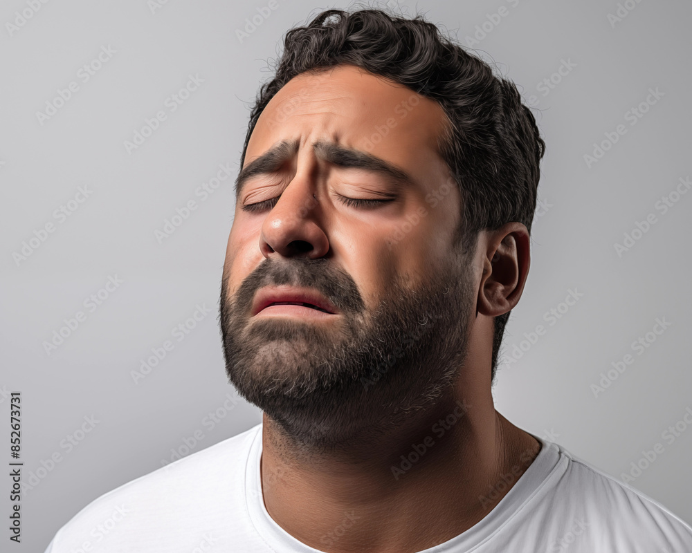 Fototapeta premium Emotional portrait of man.