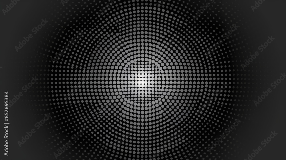 A black and white image of a circular pattern, AI A black and white image of a circular pattern, AI