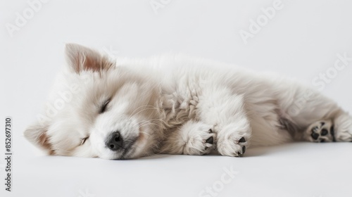 The Sleeping Fluffy Puppy photo