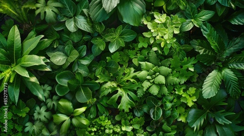 Wallpaper Mural Wild Leafy Green Plants During the Summer Torontodigital.ca