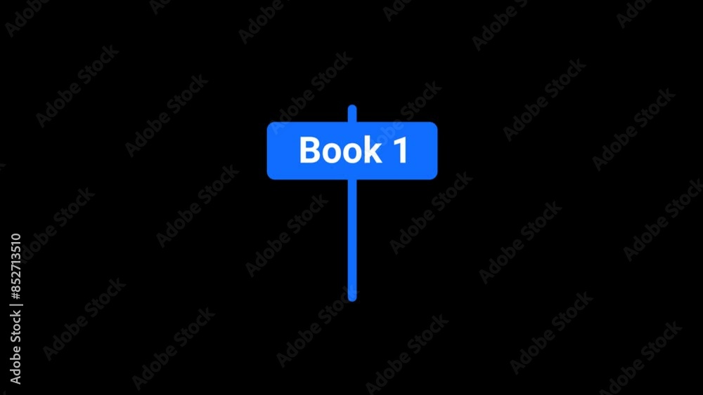 Book 1 Signboard Animation Book 1 Signboard Animation