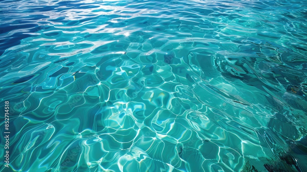 Obraz premium Blue waters that are transparent