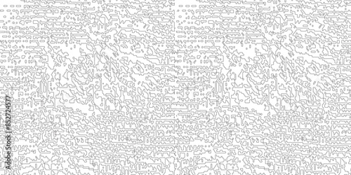 Grunge texture of coarse linen fabric. Burlap close-up. Vector illustration. Overlay template.