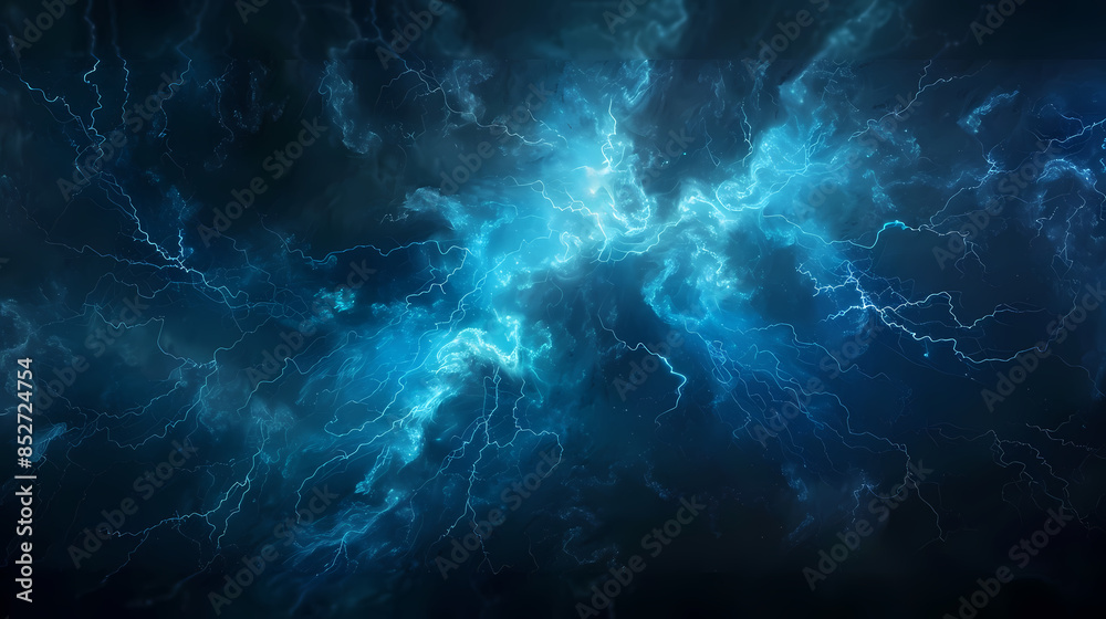 Abstract blue lightning Abstract blue lightning