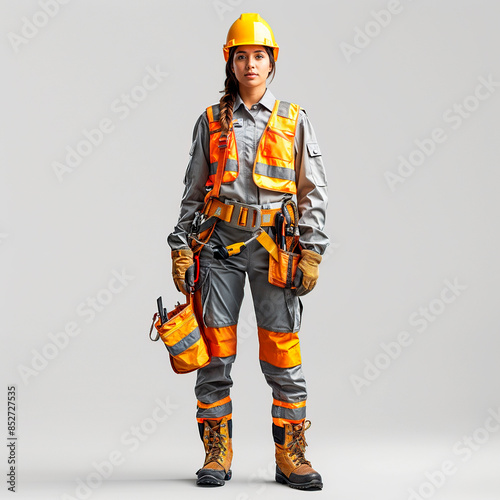 Female Construction Workers in Safety Gear