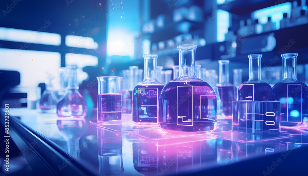 Holographic chemical chromatography Holographic chemical chromatography