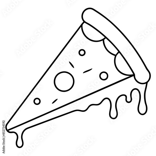 pizza vector illustration.