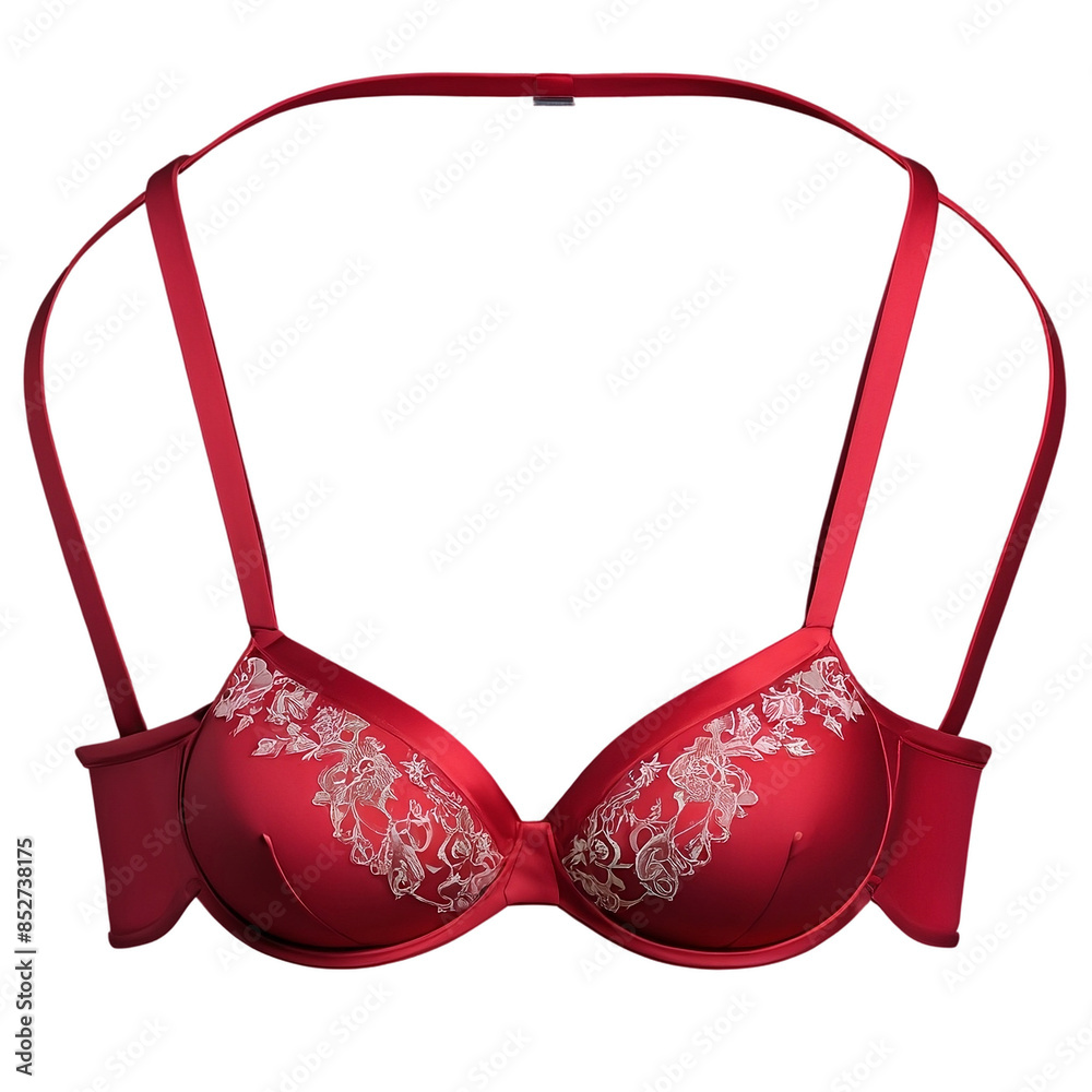 red bra isolated on transparent background PNG red bra isolated on transparent background PNG