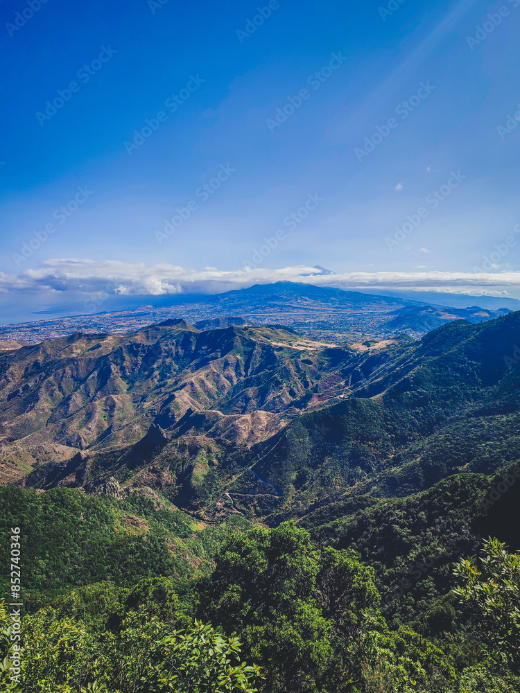 Fototapeta premium Breathtaking View from a Lookout Over the Clouds