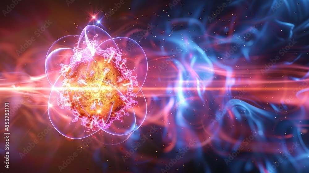 Atomic Fusion in a Cosmic Nebula Atomic Fusion in a Cosmic Nebula