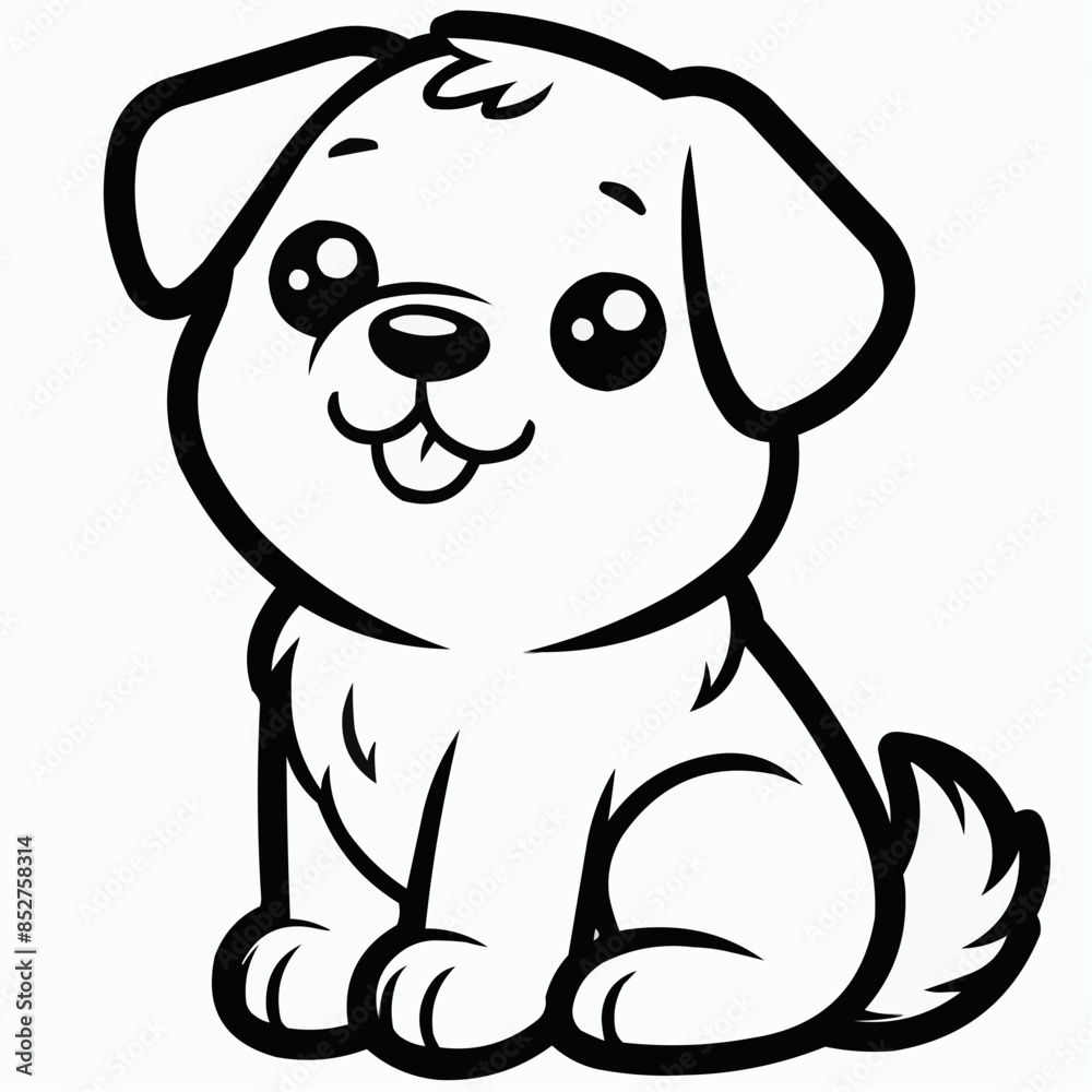 Obraz premium Dog / Puppy illustration - Vector