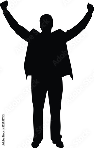 Official man in different mood or pose 