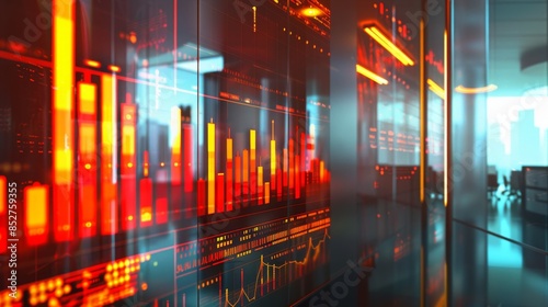 The digital stock market display © Rstock