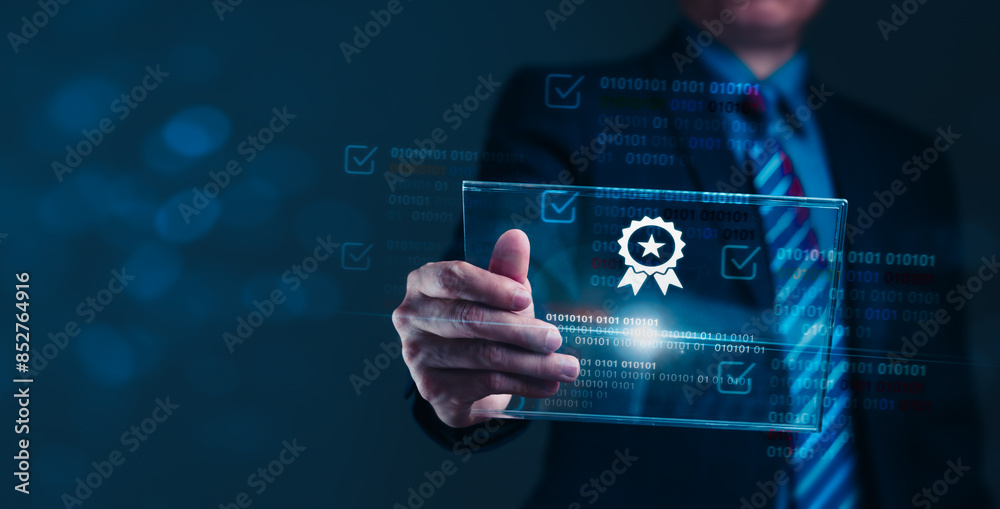 Fototapeta premium Digital Seal of Approval