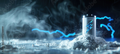 New Sodium-Ion Battery sodium ions lithium environmentally friendly energy lightning bolts icon