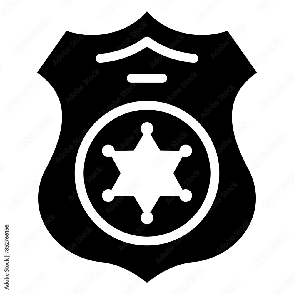 Police Badge Icons For Design Elements Police Badge Icons For Design Elements