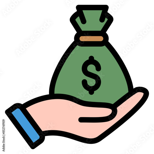 Bribery Icons For Design Elements 
