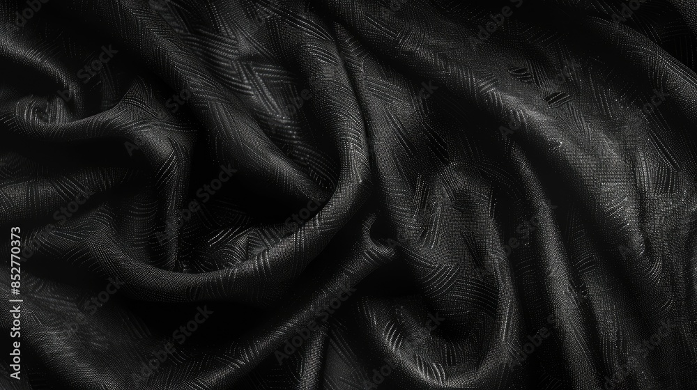 Obraz premium Texture of black cloth