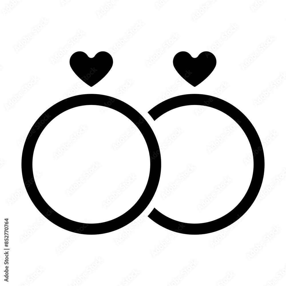 Ring Vector Glyph Icon Ring Vector Glyph Icon