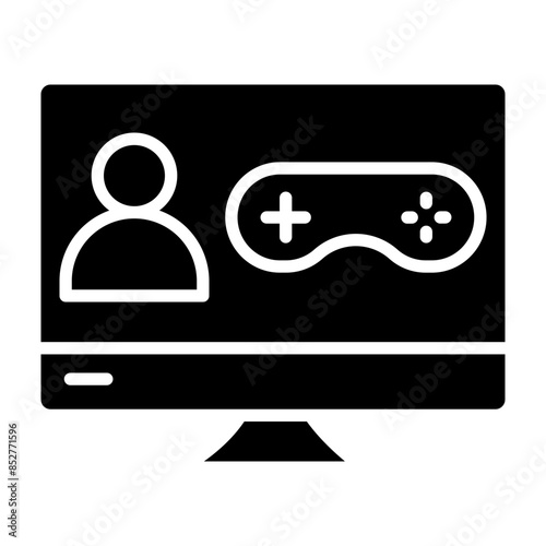Artist Vector Glyph Icon