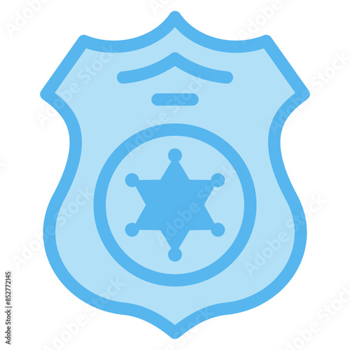 Police Badge Icons For Design Elements 