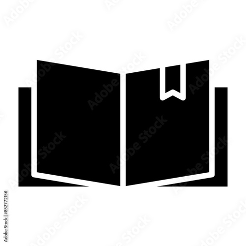 Textbook Vector Glyph Icon