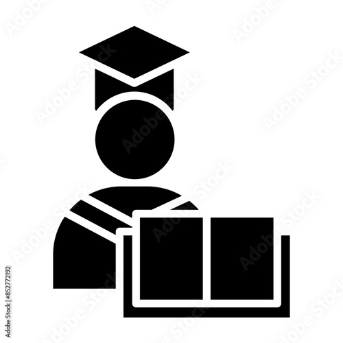 Student Vector Glyph Icon