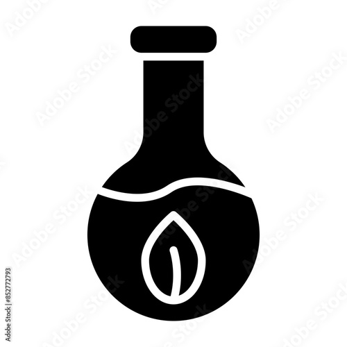 Bioengineering Vector Glyph Icon Design