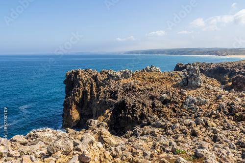 Landscape at Pontal da Carrapateira in Alagarve. Portugal.