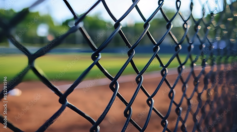 Fototapeta premium link fence