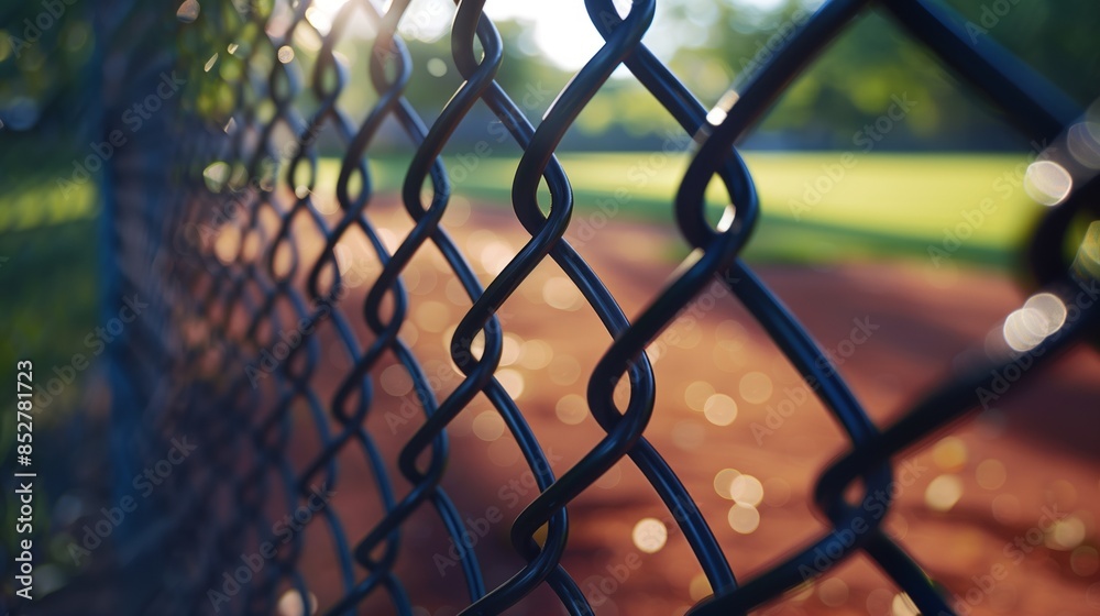 Fototapeta premium link fence