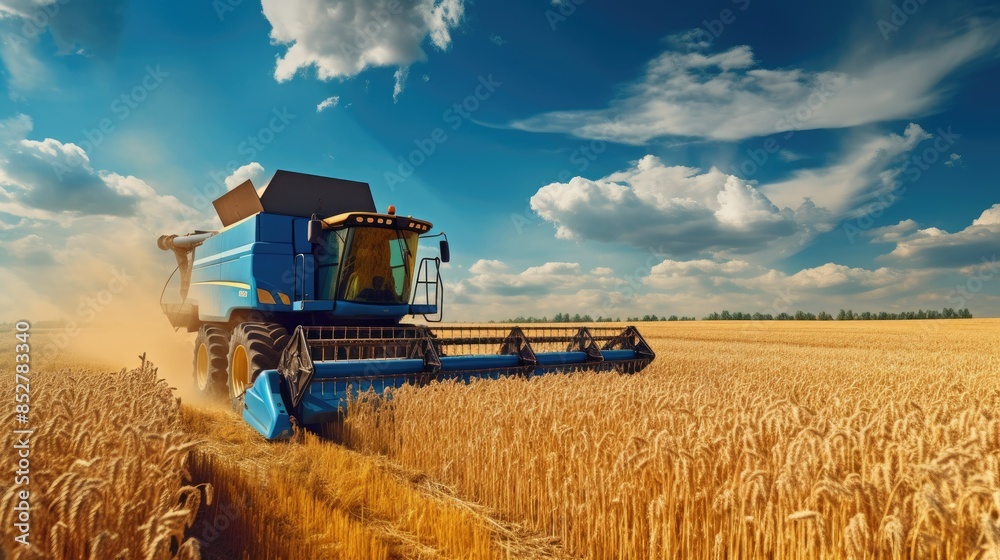 Obraz premium A harvester