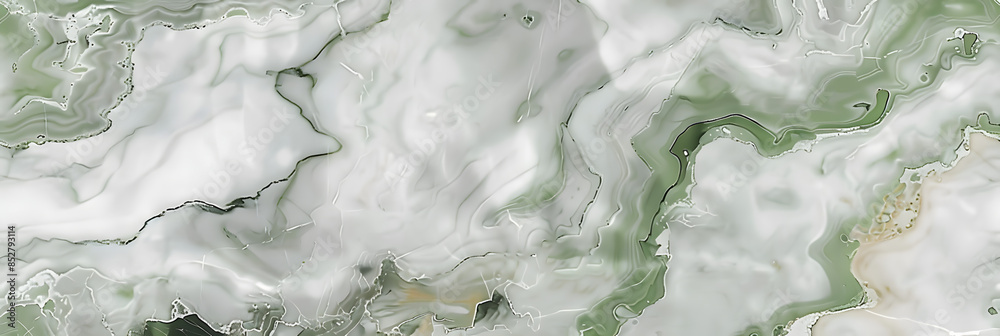 Obraz premium Light green white gray marble seamless texture with high resolution for background and design interior or exterior, counter top view.