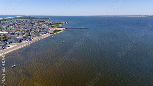 Wallpaper Mural Aerial Drone of Seaside Heights Boardwalk Torontodigital.ca