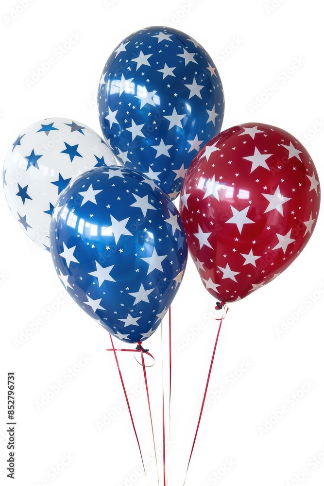 helium balloons with american flag colors helium balloons with american flag colors