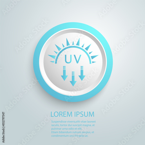 Ultraviolet Rays Silhouette Icon. Sun UV Arrow Protect Radiation Glyph Pictogram. Sunblock Protection Defense Skin Care Icon. SPF Sun Ray Resistant Sunblock. Isolated Vector