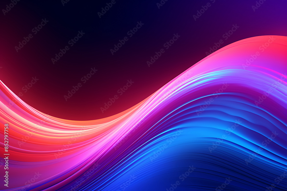 Fototapeta premium Color line and technology graphic background image