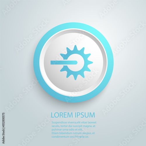 Cowboy horse riding spur for boot icon isolated on white background. Vector