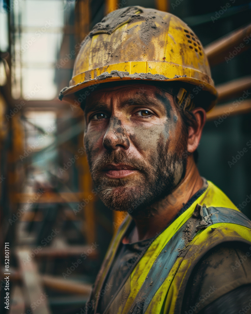 Construction Worker Portrait Construction Worker Portrait