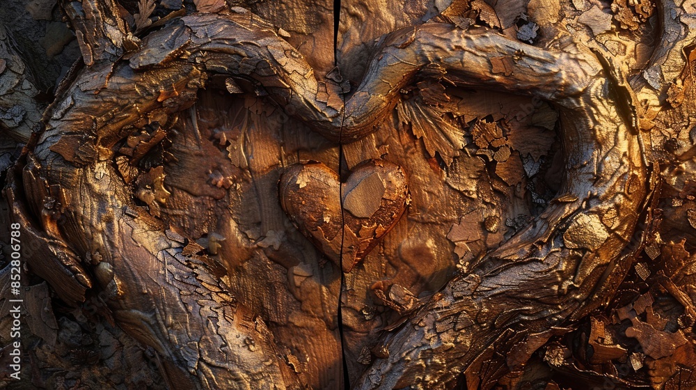 a heart carved into a tree trunk a heart carved into a tree trunk